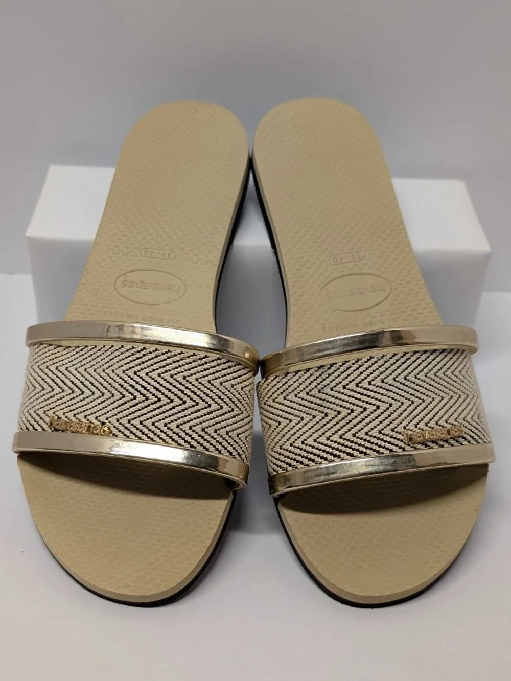 Havaianas You Trancoso Premium Slide in Sand Grey